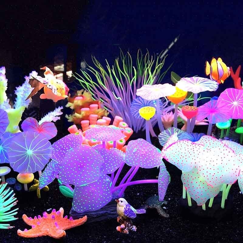 Silicone Glowing Landscape Art - огляд і ціна Aquarium Plants Live