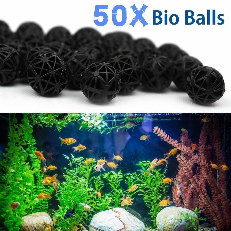 50Pcs 16mm Aquarium Bio Filter - огляд і ціна Planted Aquarium Cleaning