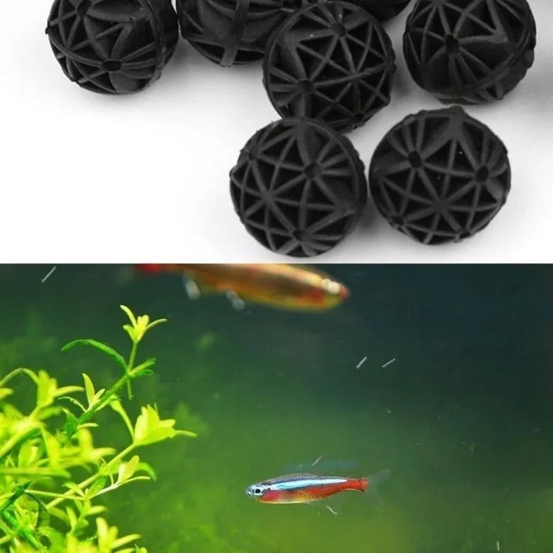50Pcs 16mm Aquarium Bio Filter - огляд і ціна Planted Aquarium Cleaning