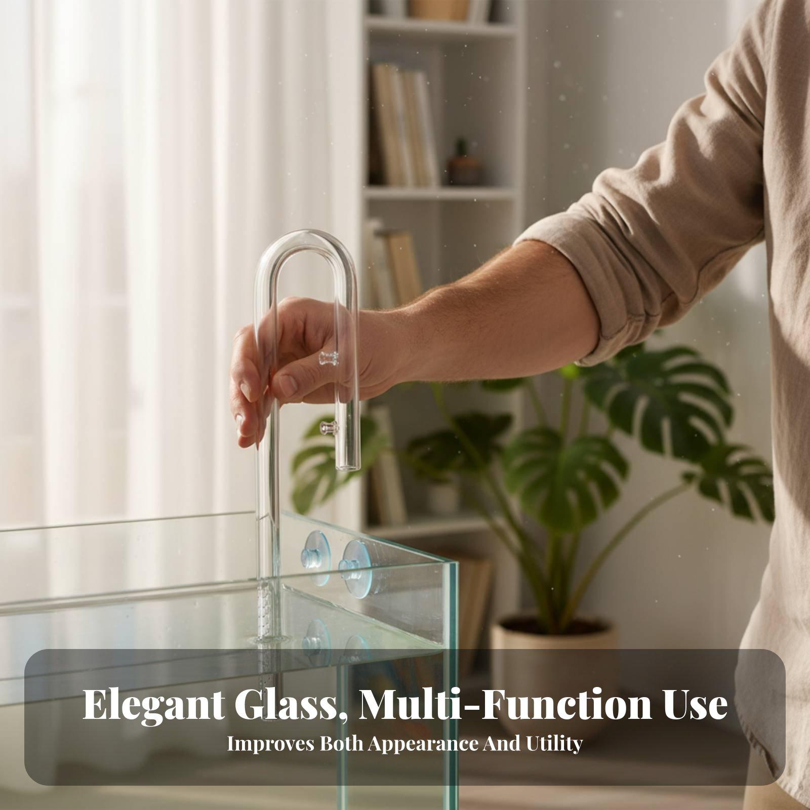Glass Lily Pipe Outlet for Aqu - огляд і ціна Aquarium Planted Tank Filter