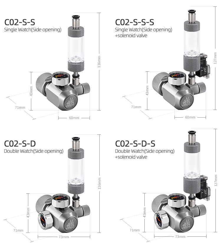 Week Aqua Aquarium Co2 Gas Reg - огляд і ціна Aquarium Liquid Carbon