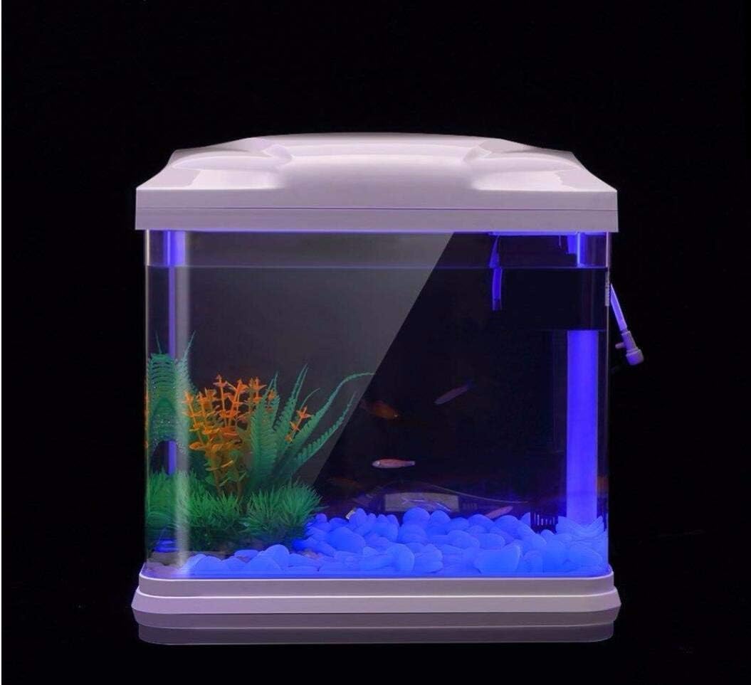 Fish Tank Rocks Glow Blue Pebb - огляд і ціна Plant Aquarium Pot