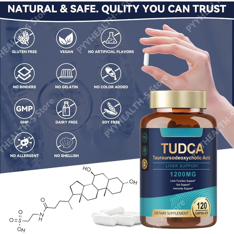 TUDCA Bile Salts, 120 Capsules - огляд і ціна Planted Tank
