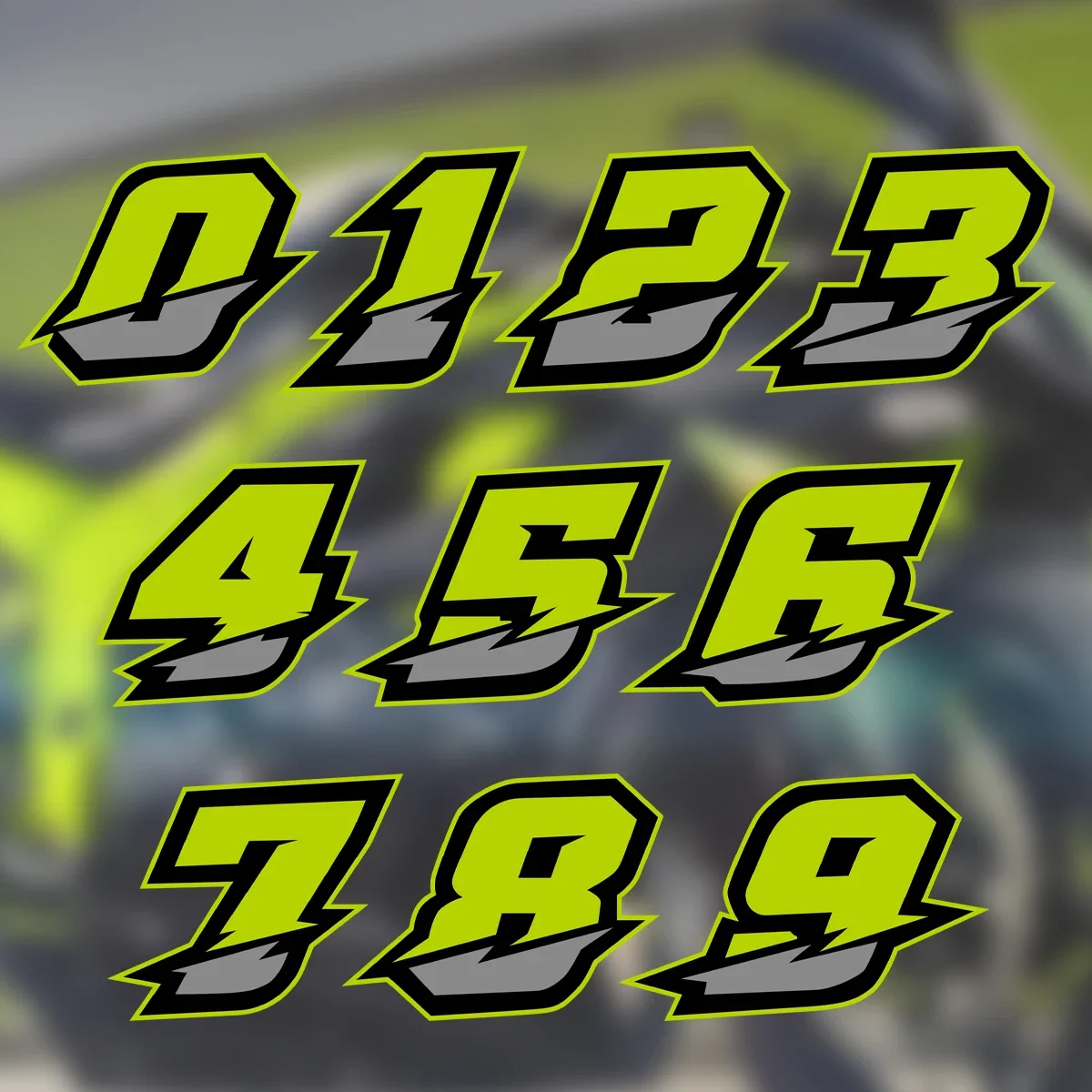 0123456789 Green Number Car Mo - огляд і ціна Planted Tank
